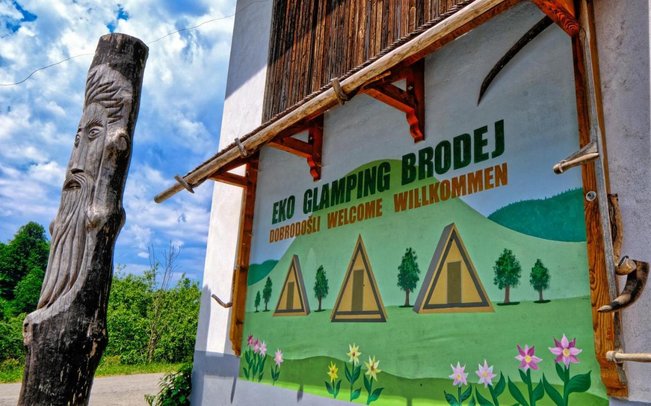 Hotel Glamping Brodej Vitanje Exterior foto
